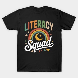Literacy Squad Reading Teacher Interventionist Specialist T-Shirt